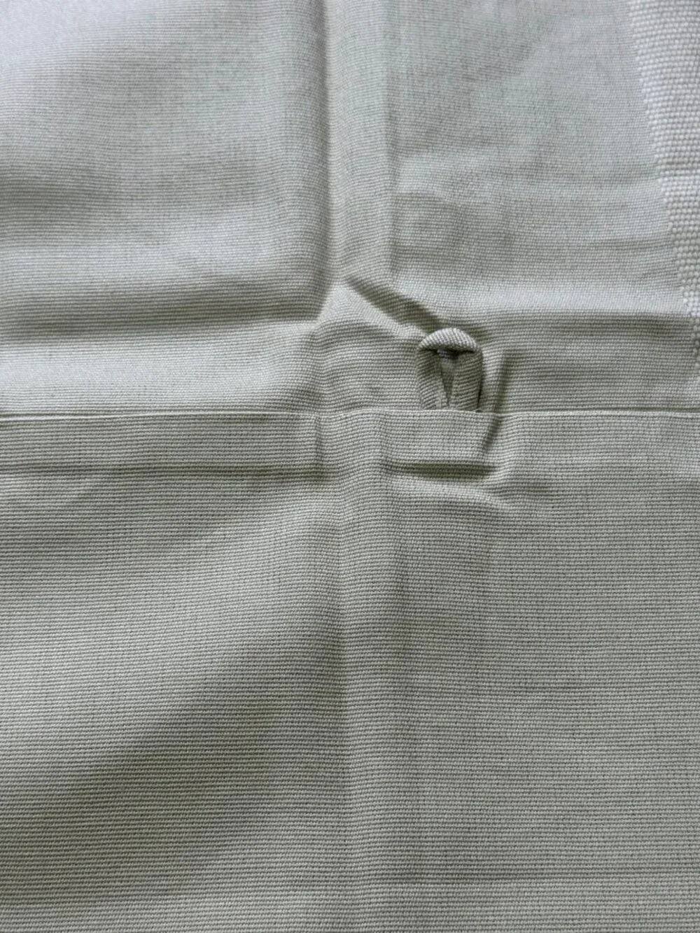 Pair of New PB Teen Fold Up Drapes Olive Green Beige 32x63 each Pottery Barn
